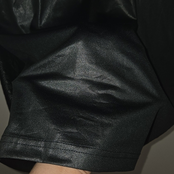 INC International Concepts Faux Leather Hooded Shirt - Picture 13 of 14